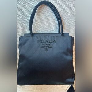 SOLD OUT! PRADA VINTAGE SATIN SMALL TOTE BAG
